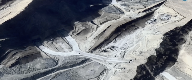 Base secrète au cœur d’une montagne en Iran, image extraite du documentaire « Iran, Israël et la bombe », de Miyuki Droz Aramaki et Sylvain Lepetit.