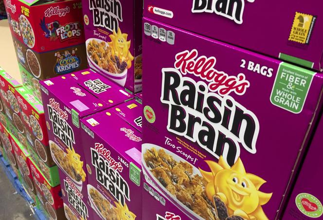 Des boîtes de céréales Raisin Bran, dans un magasin d’Arlington, en Virginie, le 1er décembre 2016.