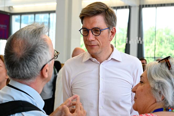 Le maire sortant de Nancy et candidat à sa réélection Mathieu Klein, à Nancy, le 13 juin 2025.