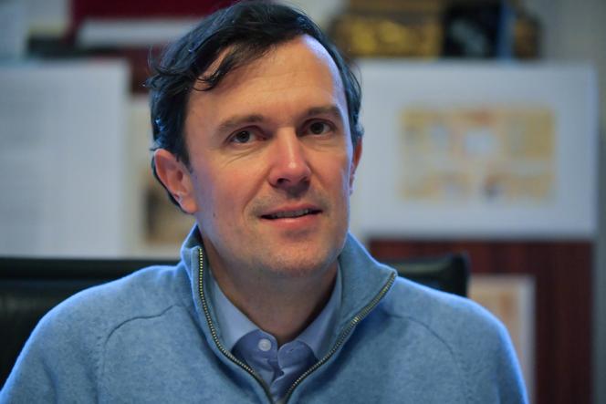 Fabien Verdier, maire de Châteaudun. À Châteaudun, le 8 janvier 2025.