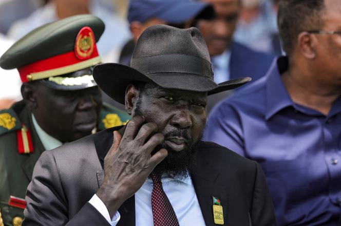 Le président du Soudan du Sud, Salva Kiir, à Guba, dans la région de Benishangul-Gumuz, en Ethiopie, le 9 septembre 2025. 