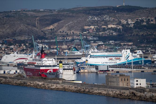 O porto de Marselha, 17 de dezembro de 2025.