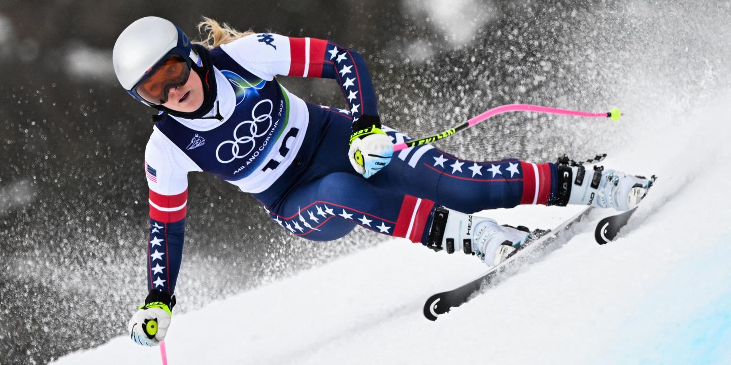 Lindsey Vonn vise l'or olympique à 41 ans avec un genou en titane