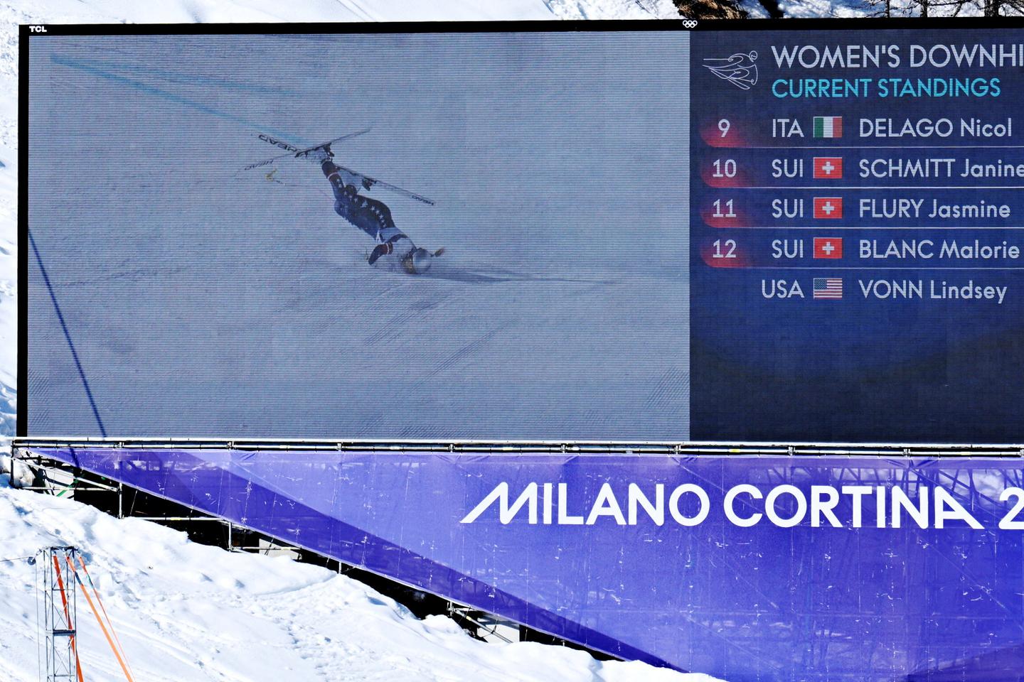 VIDÉO JO d’hiver : une lourde chute écarte Lindsey Vonn de la compétition