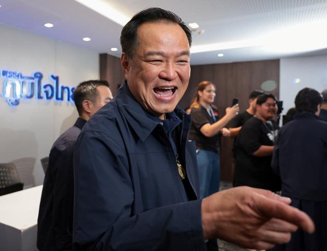 Le premier ministre thaïlandais par intérim, Anutin Charnvirakul, à Bangkok, le 8 février 2026. 