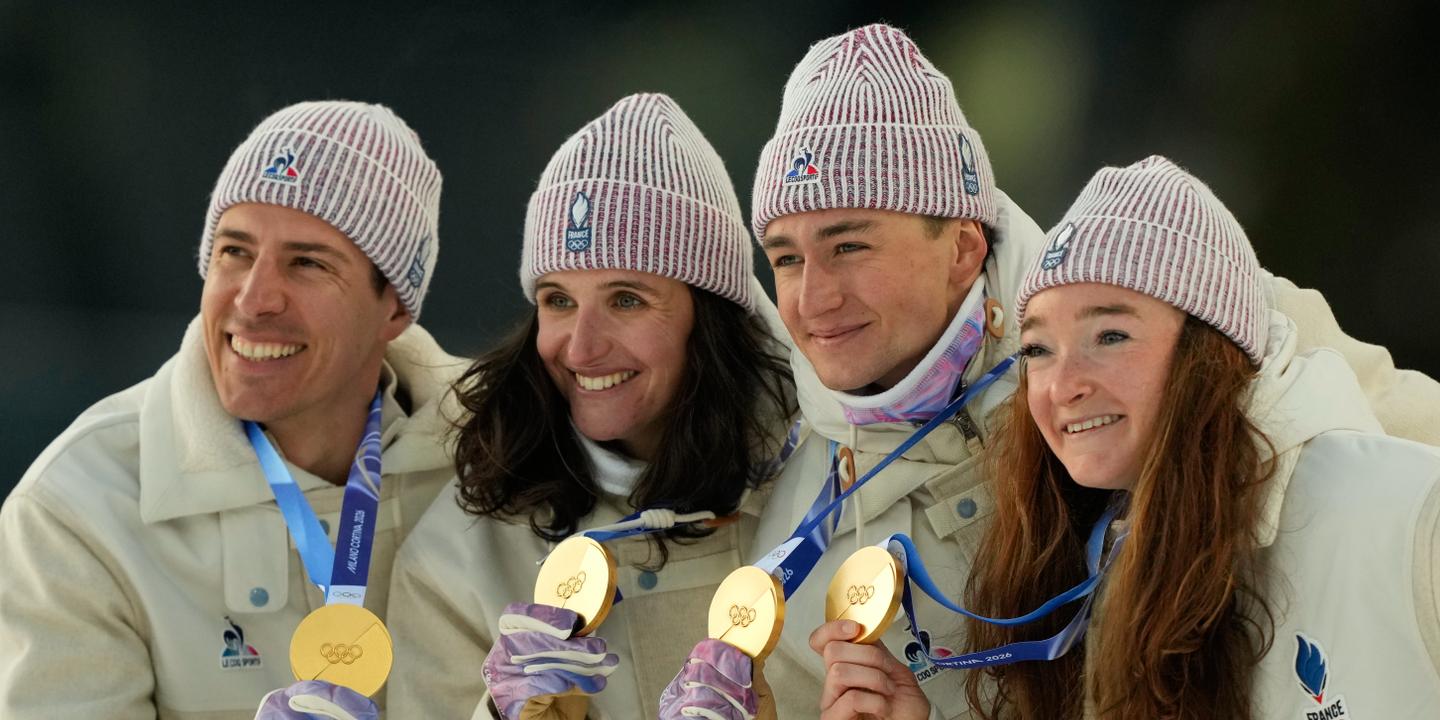 La France en or au relais mixte de biathlon aux JO de Milan-Cortina 2026