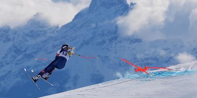 Lindsey Vonn's Olympic comeback ends in a violent crash