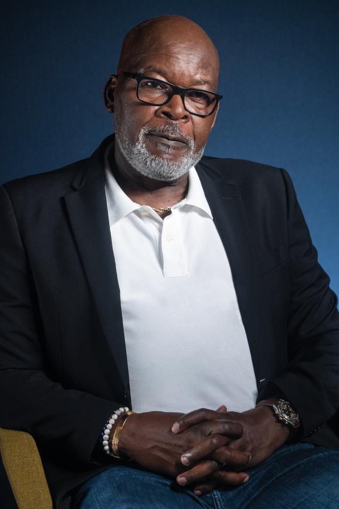 Marius Trésor, lors du tournage de son entretien patrimonial dans le cadre de « Passé composé, figures du siècle », le 4 juillet 2025.