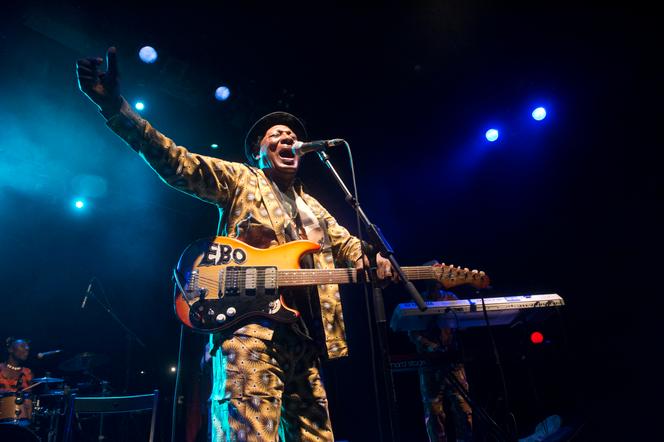 Le musicien ghanéen Ebo Taylor, à Barcelone (Espagne), le 25 mai 2016.