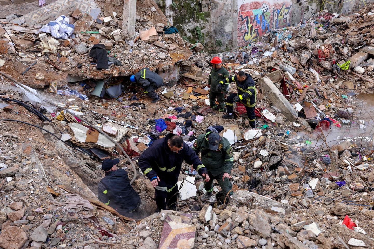 A Tripoli, dans le nord du Liban, la série noire des effondrements d’immeubles A Tripoli, dans le nord du Liban, la série noire des effondrements d’immeubles