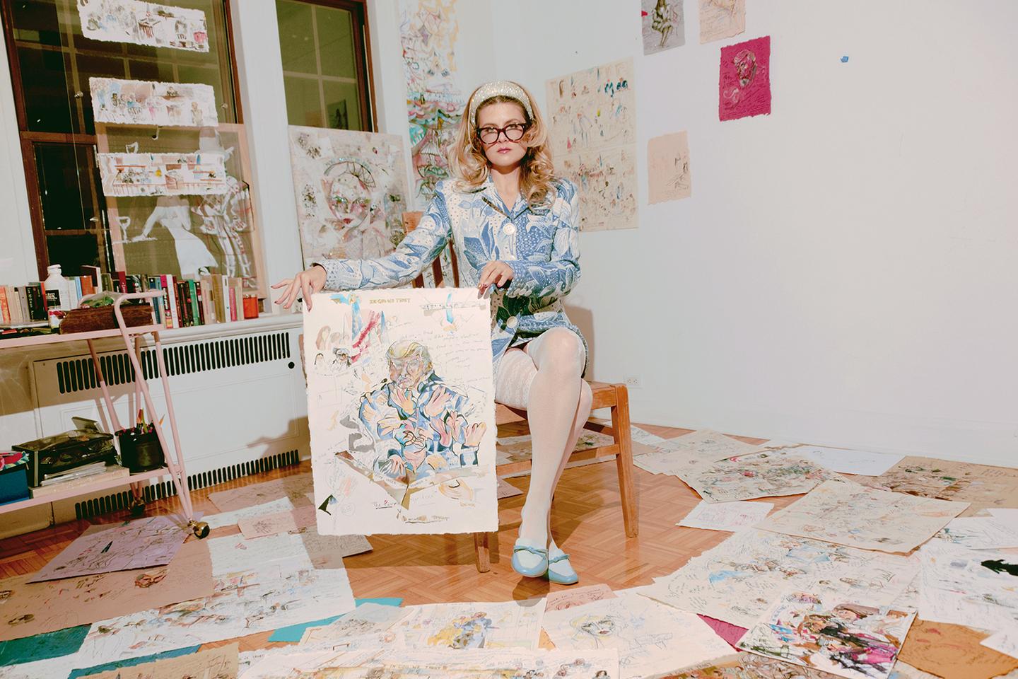 L’illustratrice de presse Isabelle Brourman et ses coups de crayons sur les Etats-Unis de Donald Trump