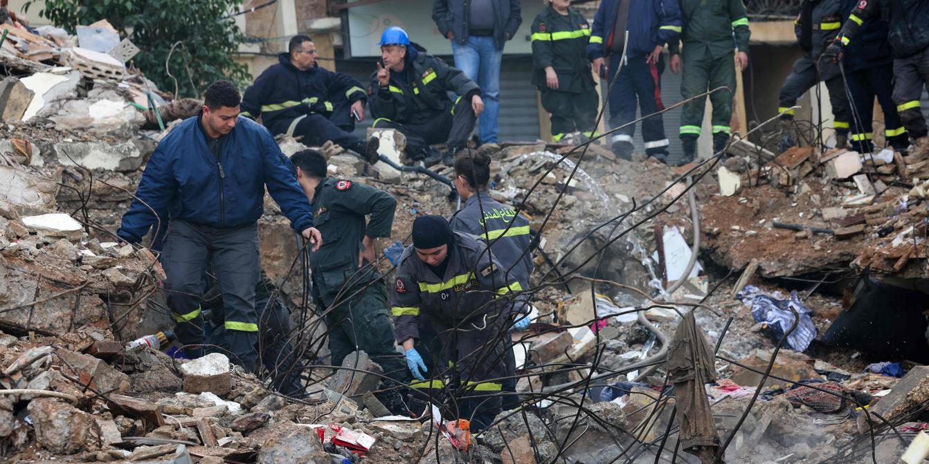 Au Liban, quatorze personnes trouvent la mort dans l’effondrement d’un immeuble Kép