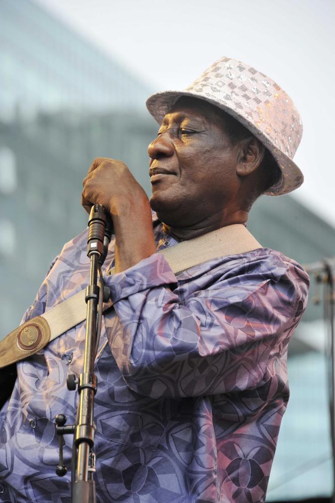 Ebo Taylor, à La Défense Jazz Festival (Hauts-de-Seine), le 21 juin 2011.