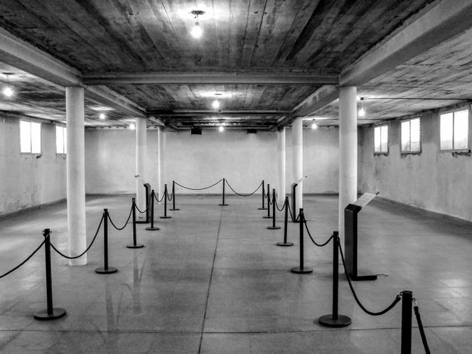 Le sous-sol de l’ESMA, en 2008. C’était le premier endroit où les détenus étaient admis, à leur arrivée, pour un interrogatoire sous la torture. C’était aussi le dernier endroit où ils passaient avant d’être tués