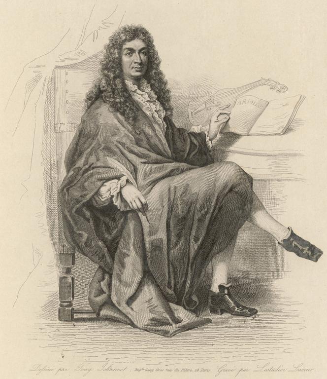 Gravure représentant Jean-Baptiste Lully (1632-1687).