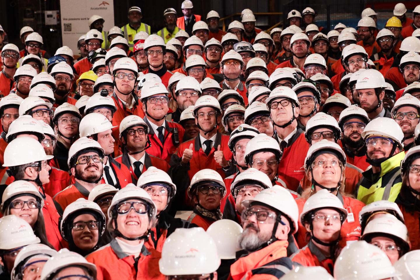 A Dunkerque, Macron défend une industrie française et européenne décarbonée