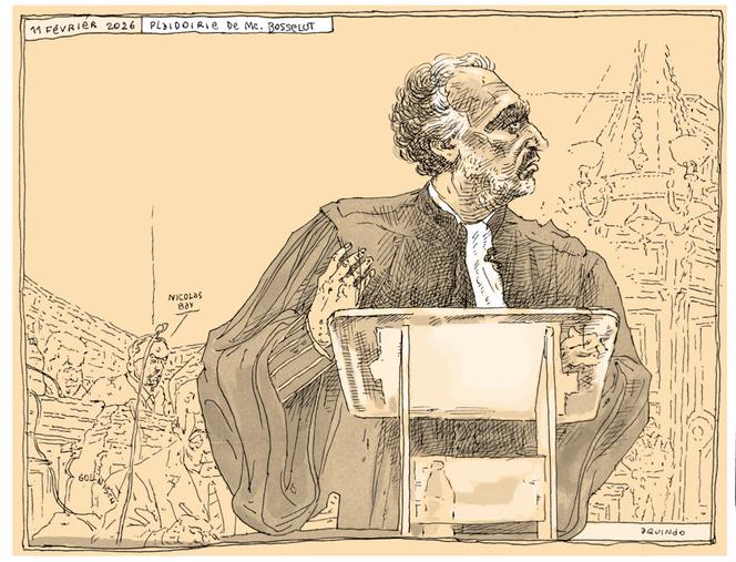 Rodolphe Bosselut, avocat de Marine Le Pen, au tribunal judiciaire de Paris, le 11 février 2026.