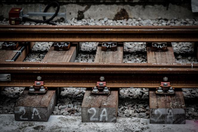 Une voie de la gare d’Austerlitz, à Paris, le 24 juillet 2025.
