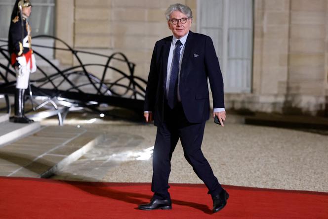 L’ancien commissaire européen au marché intérieur, Thierry Breton, à l’Elysée, à Paris, le 14&nbsp;octobre&nbsp;2024. 