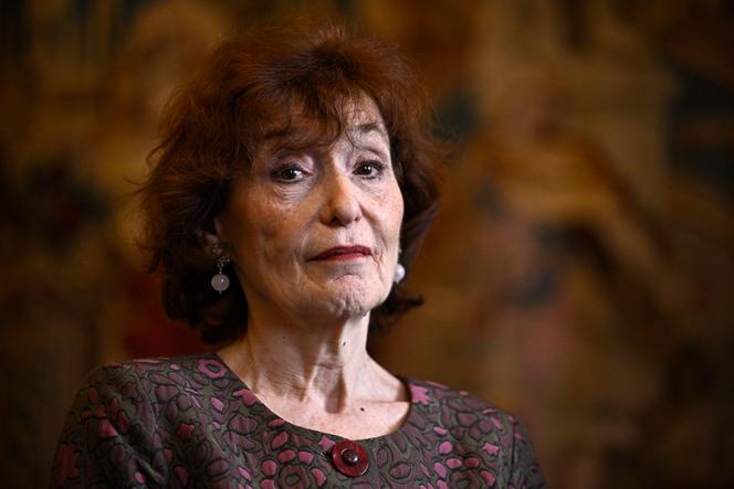 L’ancienne ministre déléguée aux affaires européennes Noëlle Lenoir, à l’hôtel Matignon, à Paris, le 16 avril 2025.