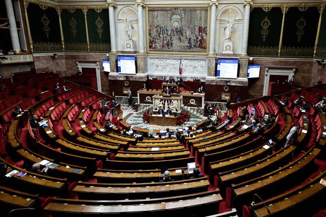 The National Assembly during the debate on the petition against the Duplomb law, in Paris, February 11, 2026.