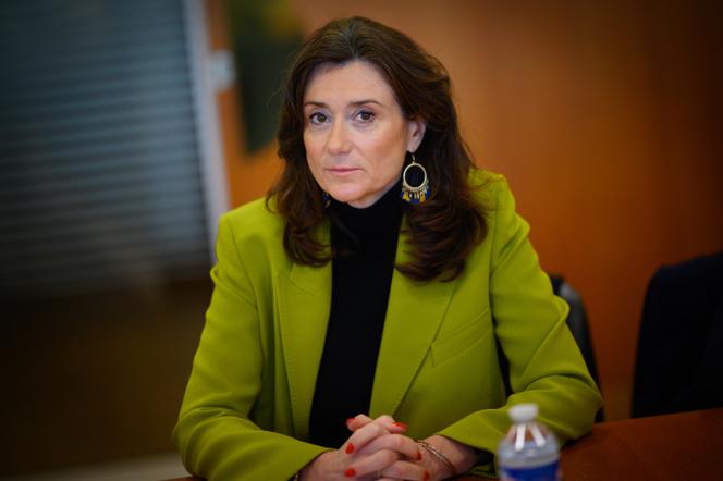 La députée (MoDem, Loire-Atlantique) Sandrine Josso, à Nantes, le 30&nbsp;janvier 2026.