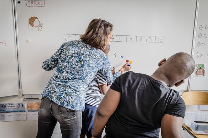 L’unité localisée pour l’inclusion scolaire d’une école élémentaire de Paris, le 10 octobre 2023.
