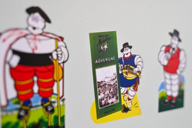 Exposition célébrant les 100&nbsp;ans du Guide vert de Michelin, à Clermont-Ferrand, le 4&nbsp;janvier&nbsp;2026.
