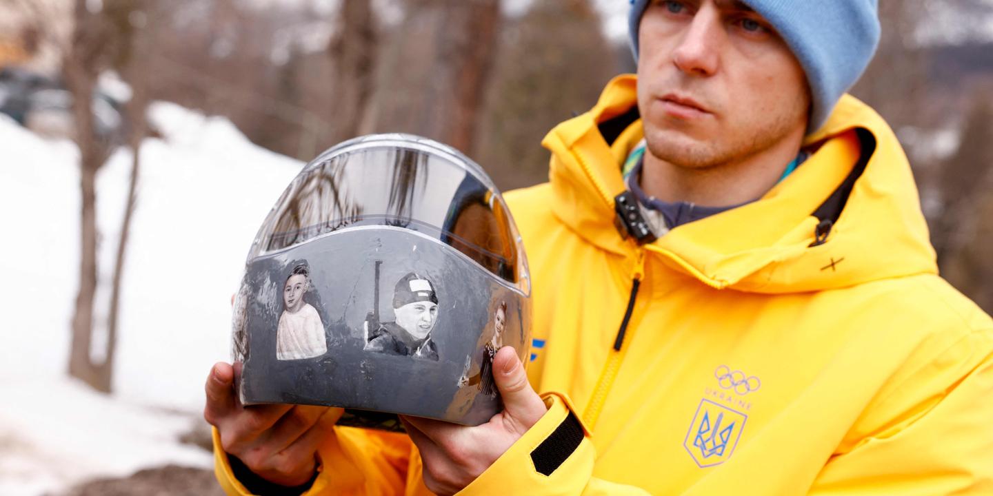 VIDEO JO 2026 : le skeletoneur ukrainien Vladyslav Heraskevytch disqualifié à cause de son casque