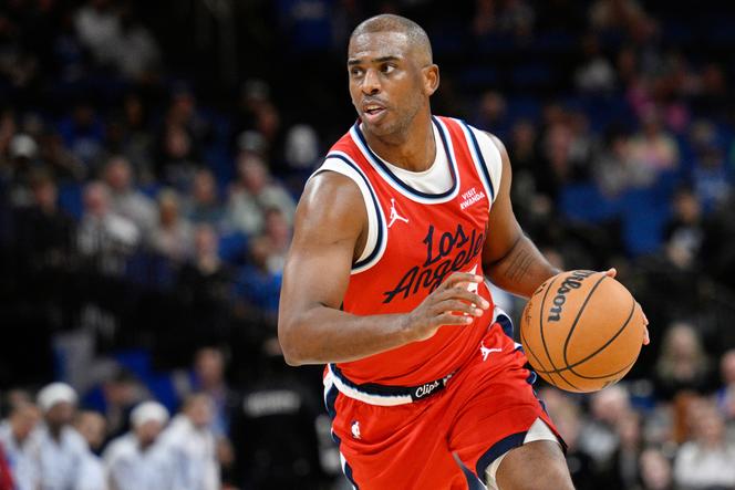 Chris Paul lors d’un match des Los Angeles Clippers contre les Orlando Magics à Orlando (Floride), le 20&nbsp;novembre&nbsp;2025.