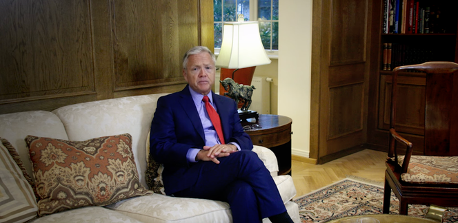 L’ambassadeur américain à Varsovie, Thomas Rose, sur un extrait d’une vidéo datant de novembre&nbsp;2025.