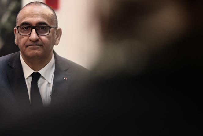 Le ministre de l’intérieur, Laurent Nunez, à Marseille le 13&nbsp;février.