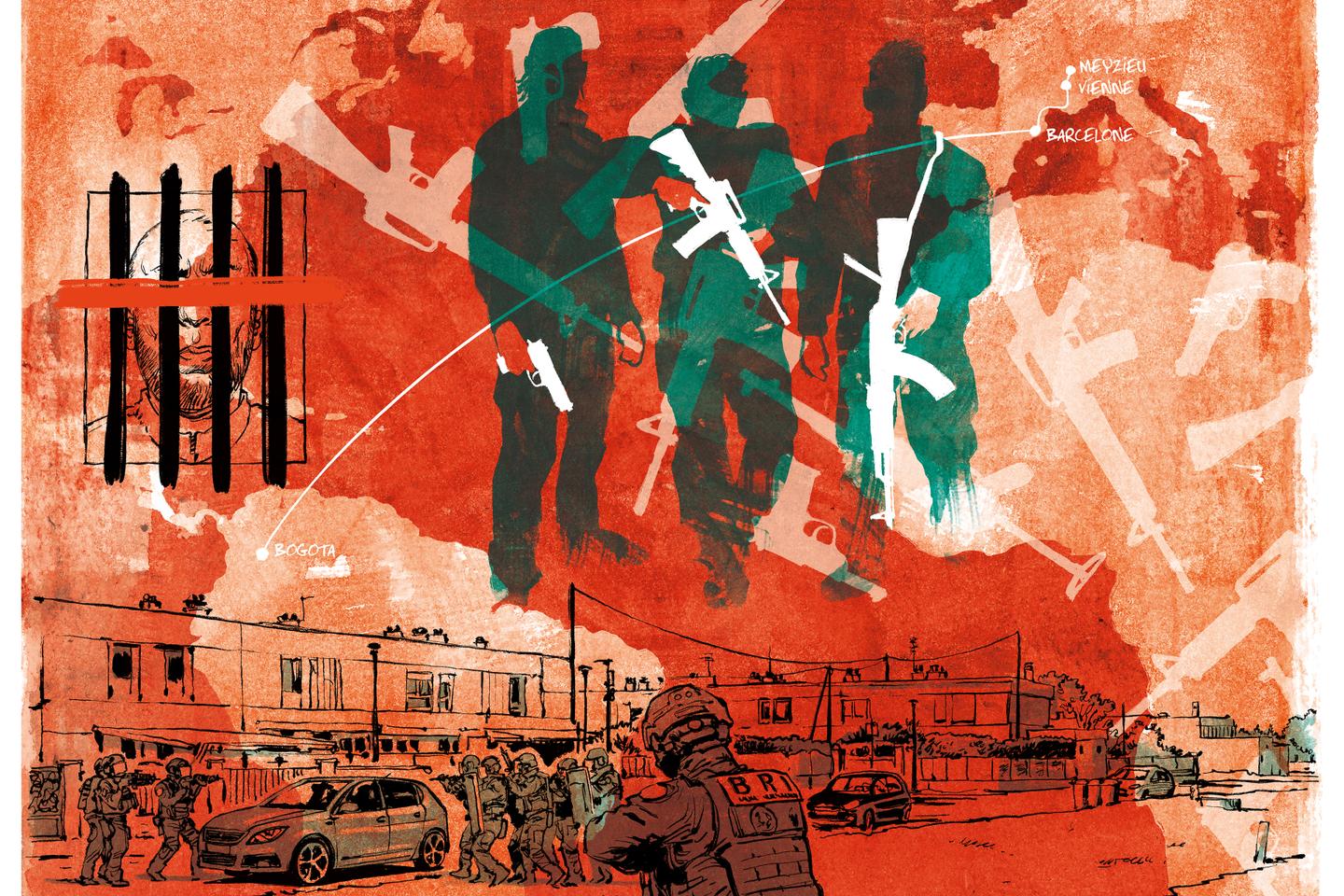 Quand des narcotrafiquants lyonnais recrutent des militaires colombiens pour tuer : enquête sur un nouveau phénomène criminel