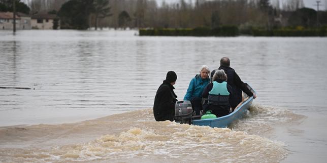 Après la tempête Nils : la France en situation de « crue généralisée », la Gironde et le Lot-et-Garonne en vigilance rouge