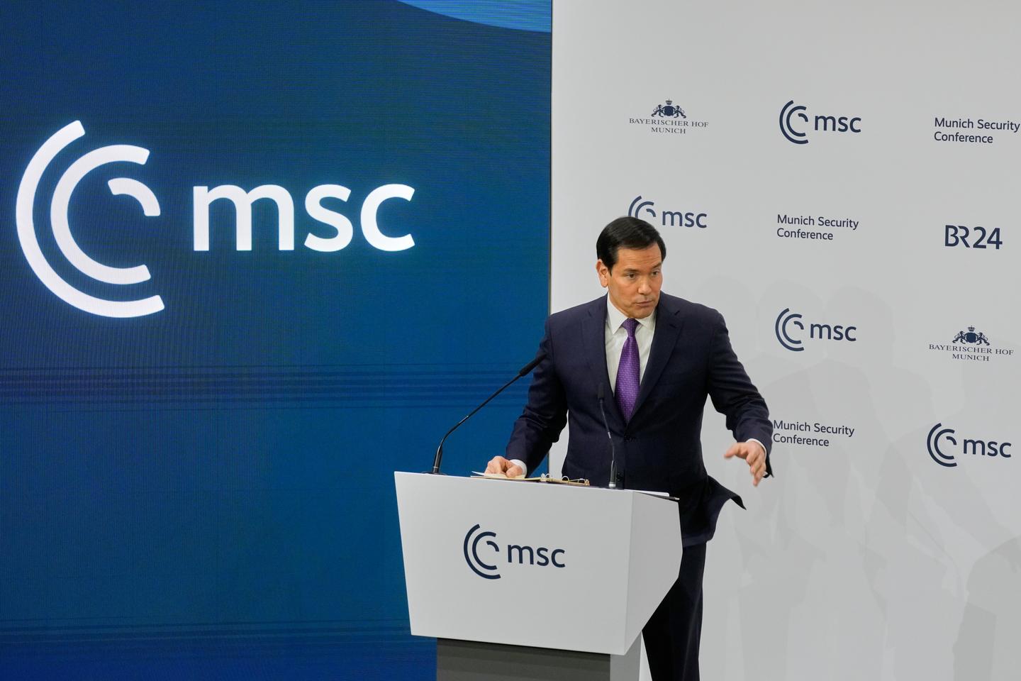 A Munich, Marco Rubio assure que les Etats-Unis et l’Europe sont « faits pour être ensemble », un an après le discours incendiaire de J. D. Vance A Munich, Marco Rubio assure que les Etats-Unis et l’Europe sont « faits pour être ensemble », un an après le discours incendiaire de J. D. Vance