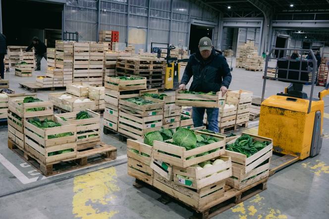 Jean Vidal, producteur de légumes de Saint-Jory (Haute-Garonne), au Carreau des producteurs du marché d’intérêt national de Toulouse, le&nbsp;13&nbsp;février&nbsp;2026.