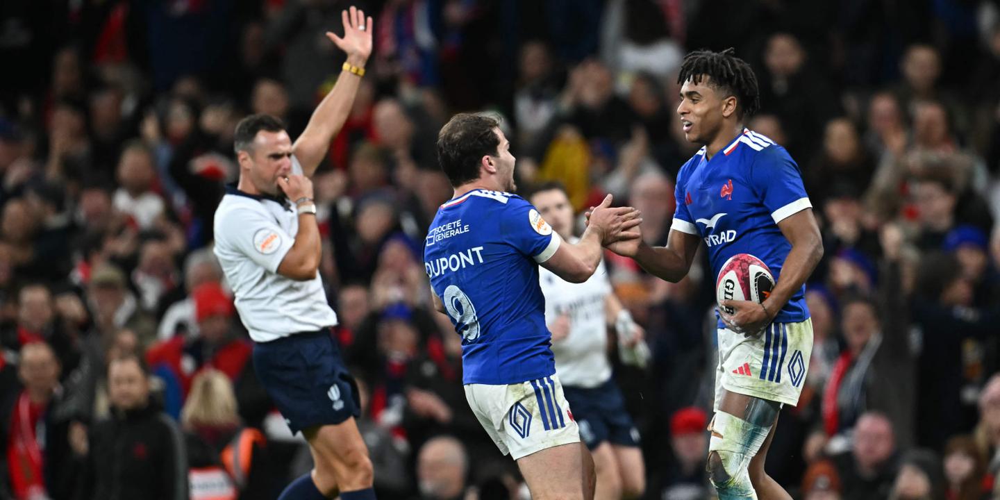 en grande forme, les Bleus écrasent un triste XV du Poireau et prennent la tête du Tournoi des six nations