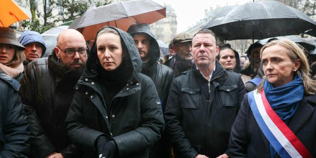 Parigi in lutto: RN, Maréchal e Zemmour si radunano davanti alla Sorbona per ricordare Quentin D.