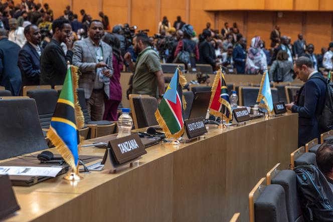 Lors du 39e sommet de l’Union africaine, dans le siège de l’organisation continentale, à Addis-Abeba, le 15 février 2026.