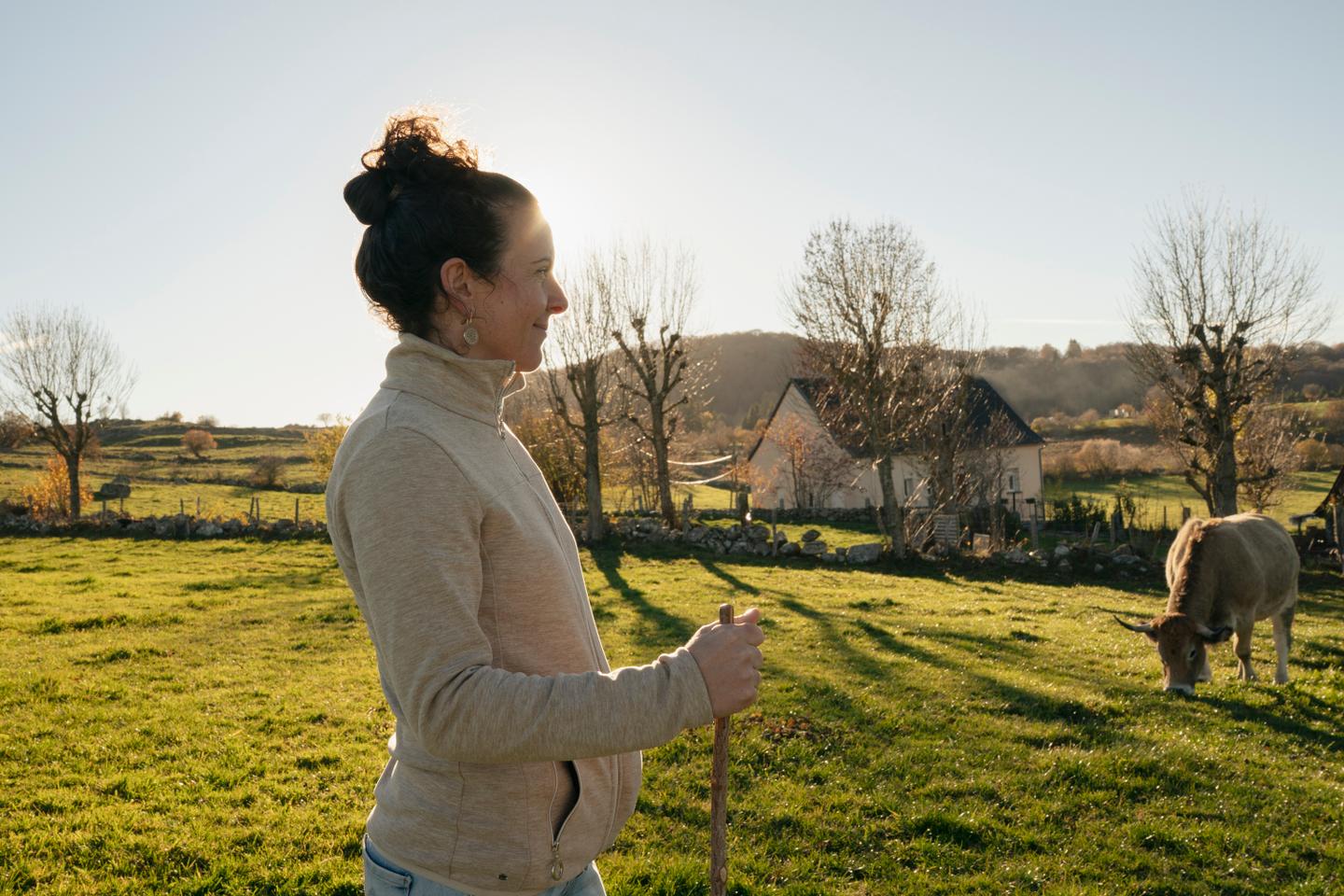 On the Aubrac, the rustic refuge of Maïté Tichet