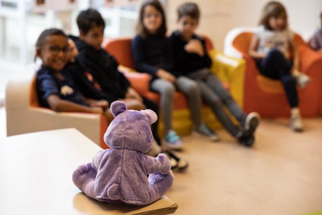 Dans une école maternelle à Saint-Ouen-sur-Seine (Seine-Saint-Denis), le 4&nbsp;octobre&nbsp;2023.
