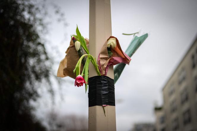 Sur le lieu où Quentin Deranque a été tué, à Lyon, le 16 février 2026.
