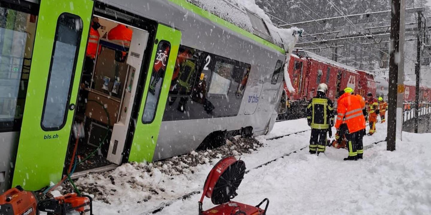 Suisse : un train a déraillé à Goppenstein faisant cinq blessés, selon la police