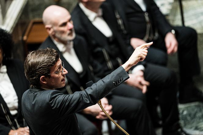 Edouard Geffray, le ministre de l’éducation nationale, à l’Assemblée nationale, le 17&nbsp;février&nbsp;2026.