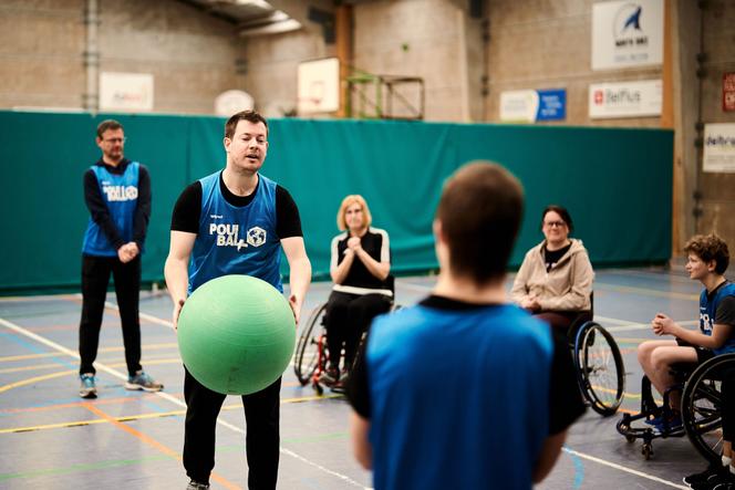 Rencontre sportive organisée par l’association Poull Ball ASBL, Hall Omnisports de Stavelot (Belgique), le 28&nbsp;février 2025.