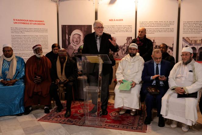 Le recteur de la Grande Mosquée de Paris, Chems-Eddine Hafiz, avant la Nuit du doute, à la Grande Mosquée de Paris, le 17 février 2026. 