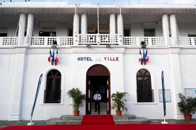 L’hôtel de ville de Sainte-Rose, sur l’île de Basse-Terre, en Guadeloupe, le 17&nbsp;mars 2025.