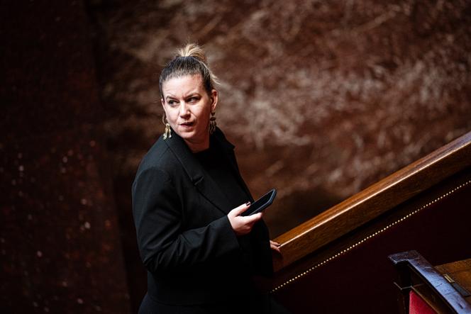 La présidente du groupe LFI à l’Assemblée nationale, Mathilde Panot, à l’Assemblée nationale, à Paris, le&nbsp;17&nbsp;février&nbsp;2026.