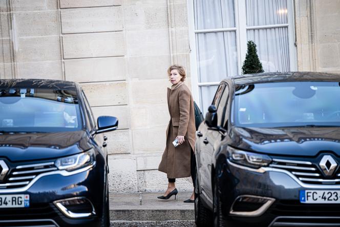 A conselheira para o Norte de África e Médio Oriente do Presidente da República, Anne-Claire Legendre, no Eliseu, em Paris, 4 de fevereiro de 2026.