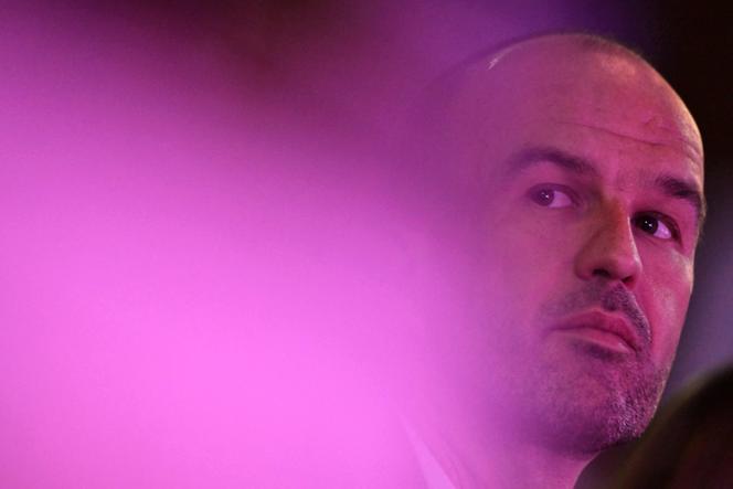 Le coordinateur du mouvement LFI, Manuel Bompard à Mulhouse (Alsace), le 17 février 2026.